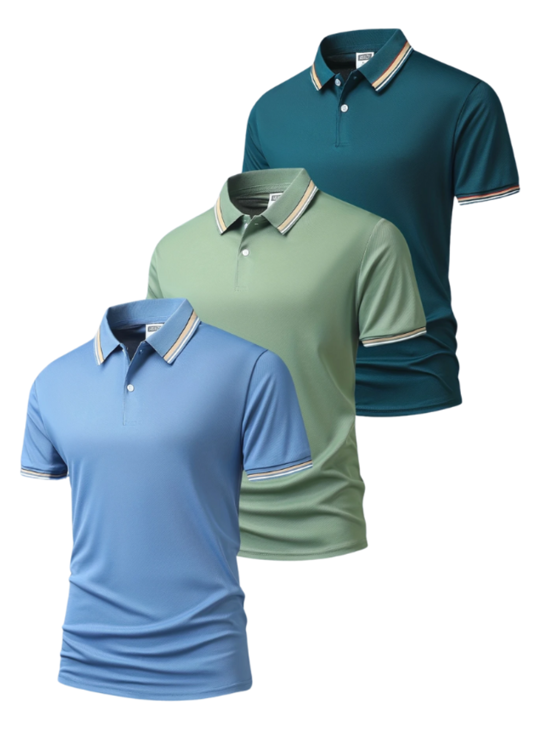 3 Men’s Tees – Wrinkle-Resistant, Odour-Free and All-Day Comfort