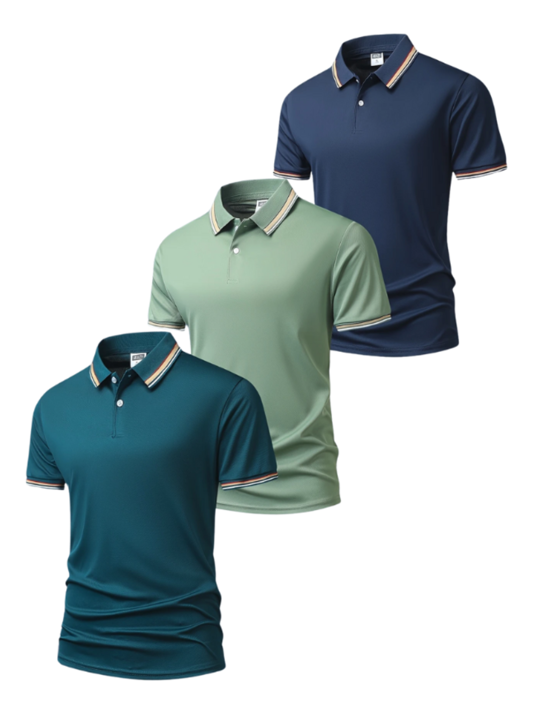 3 Men’s Tees – Wrinkle-Resistant, Odour-Free and All-Day Comfort