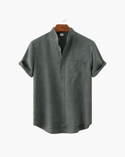 Mandarin Collar Shirt