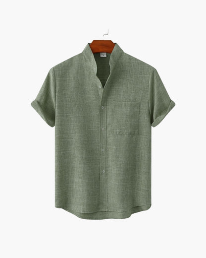 Mandarin Collar Shirt